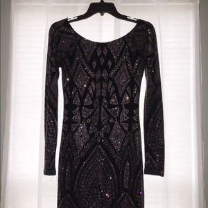 Sparkly Black Party Dress
